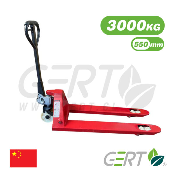 Transpaleta manual 3000 Kg 550 mm - Xin Lift